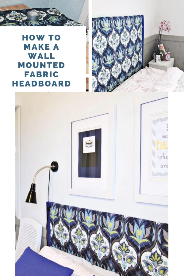 DIY Wall Mounted Fabric Headboard -   19 diy Headboard fabric ideas