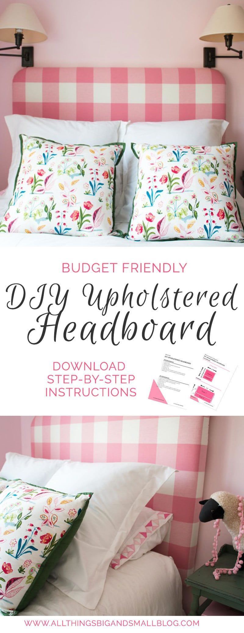 DIY Upholstered Headboard: Everything You Need for Every Size Bed -   19 diy Headboard fabric ideas