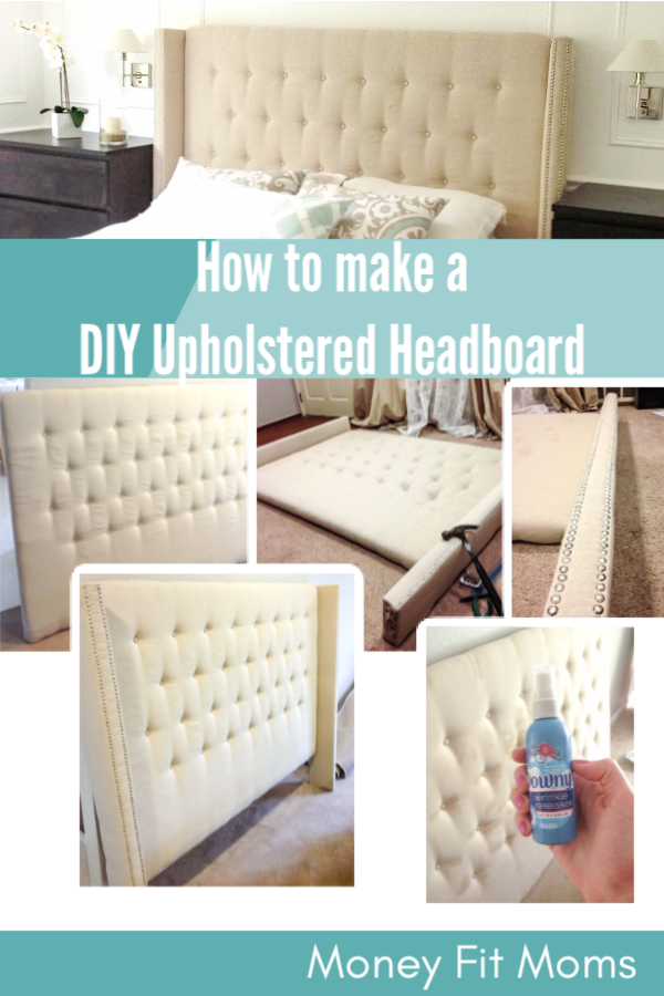 How to DIY Upholstered Headboard with Tufted Buttons--Save Money -   19 diy Headboard fabric ideas