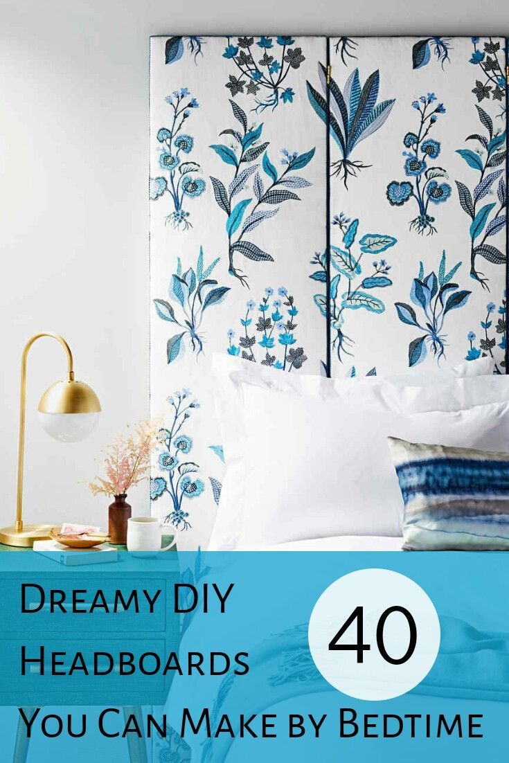 40 Dreamy DIY Headboards You Can Make by Bedtime - DIY & Crafts -   19 diy Headboard fabric ideas