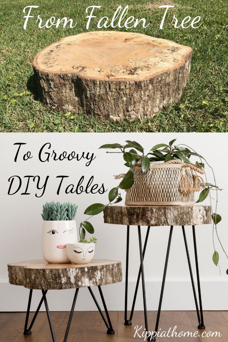 Easy DIY live edge tables with hairpin legs. Step by step guide... -   19 diy projects Decoration side tables ideas