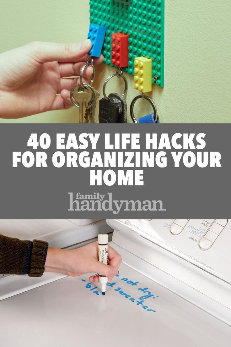 40 Easy Life Hacks for Organizing Your Home -   19 diy projects For Organization life hacks ideas