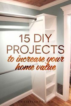 15 DIY Projects to Increase Your Home Value -   19 diy projects For The Home room ideas