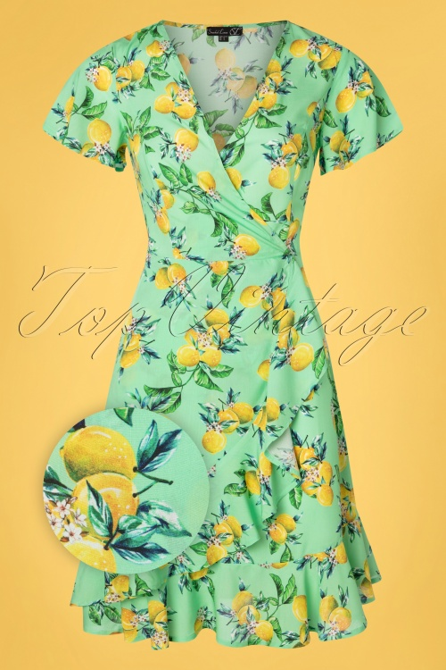 60s Charlie Lemon Dress in Mint Green -   19 dress Green lemon ideas