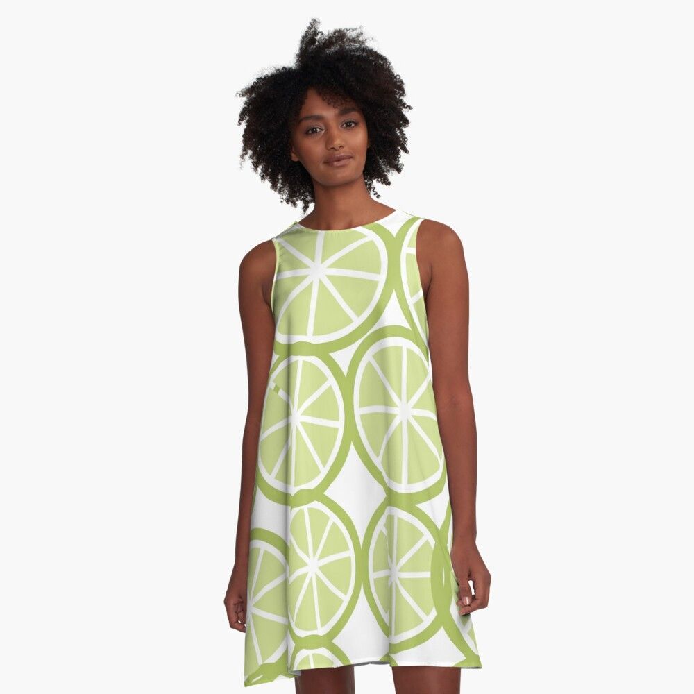 'Green Lemon' A-Line Dress by atipro -   19 dress Green lemon ideas