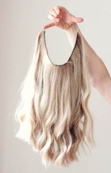 Seriously Amazing Halo Hair Extensions From Amazon -   19 hair Extensions for thickness ideas