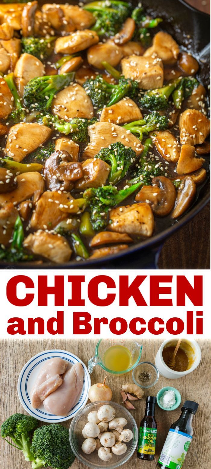 Chicken Broccoli Mushroom Stir Fry -   19 healthy recipes Pasta stir fry ideas