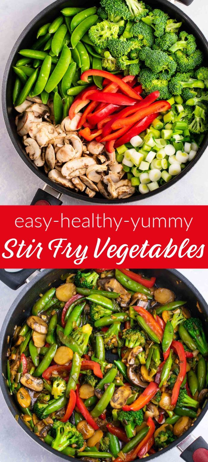 Stir Fry Vegetables -   19 healthy recipes Pasta stir fry ideas