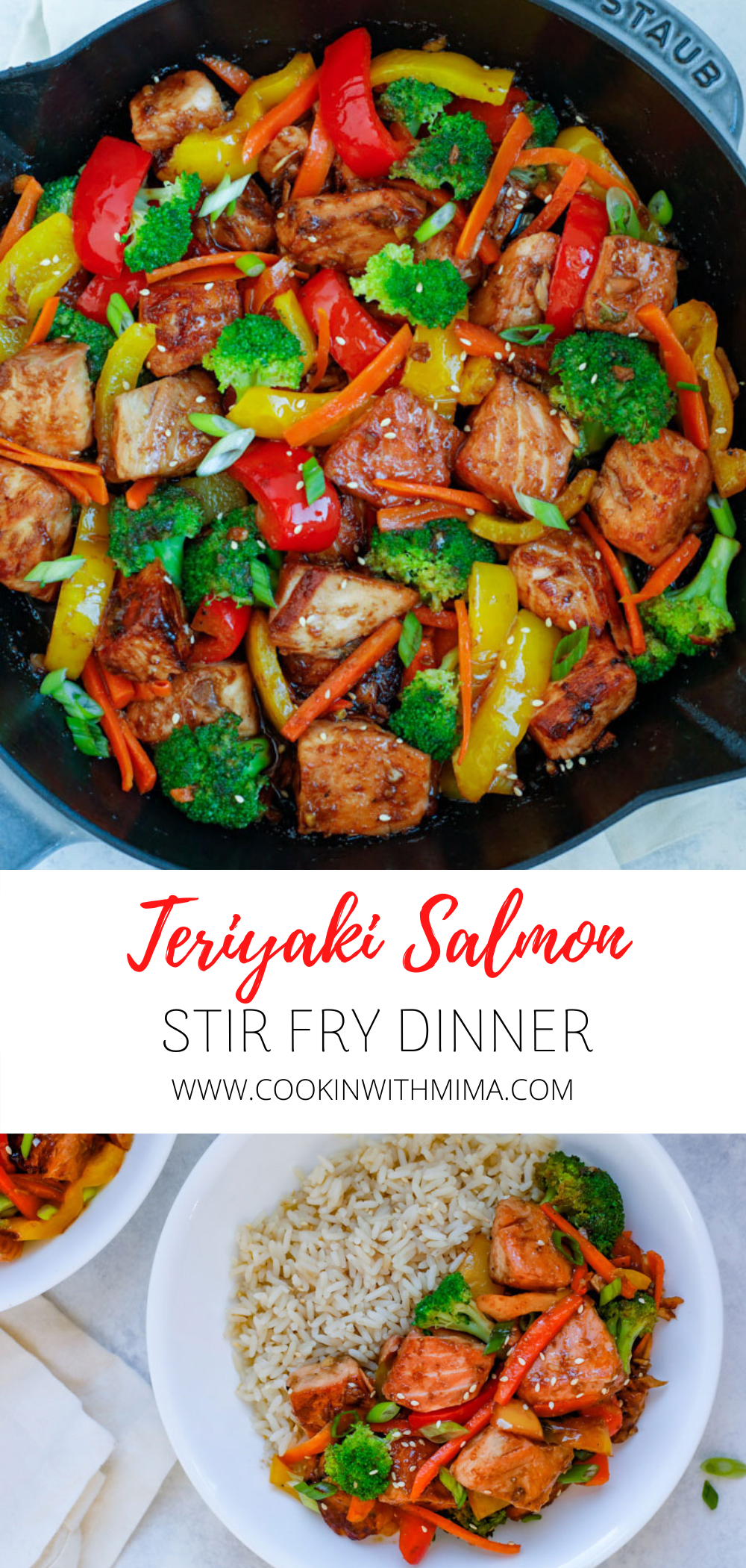 Teriyaki Salmon Stir Fry -   19 healthy recipes Pasta stir fry ideas