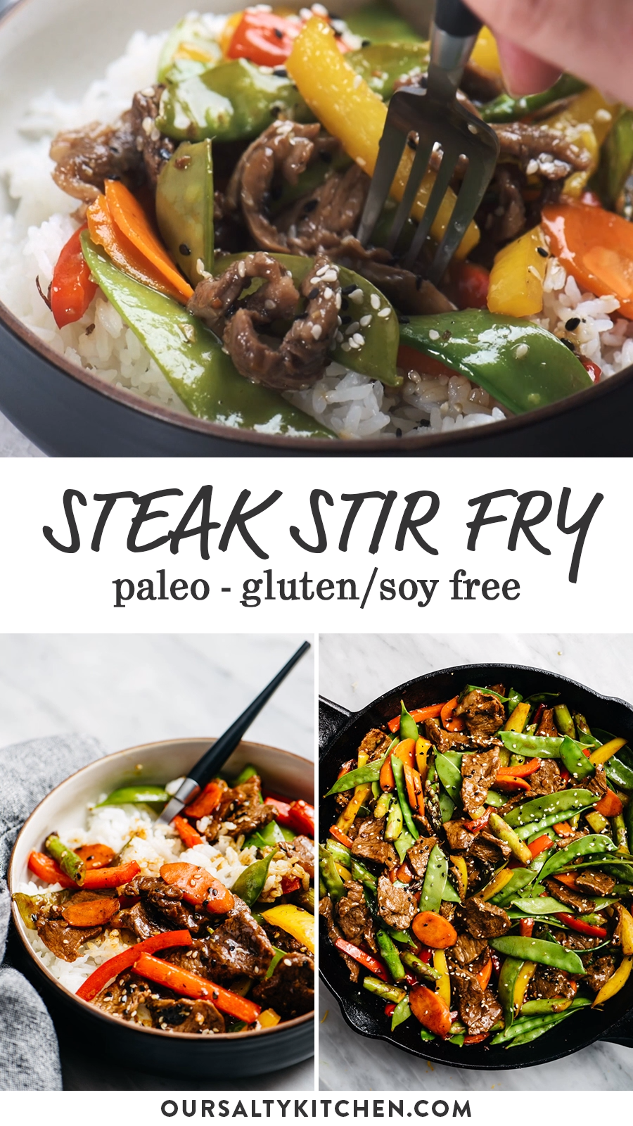 Steak Stir Fry (Paleo, Gluten Free) -   19 healthy recipes Pasta stir fry ideas