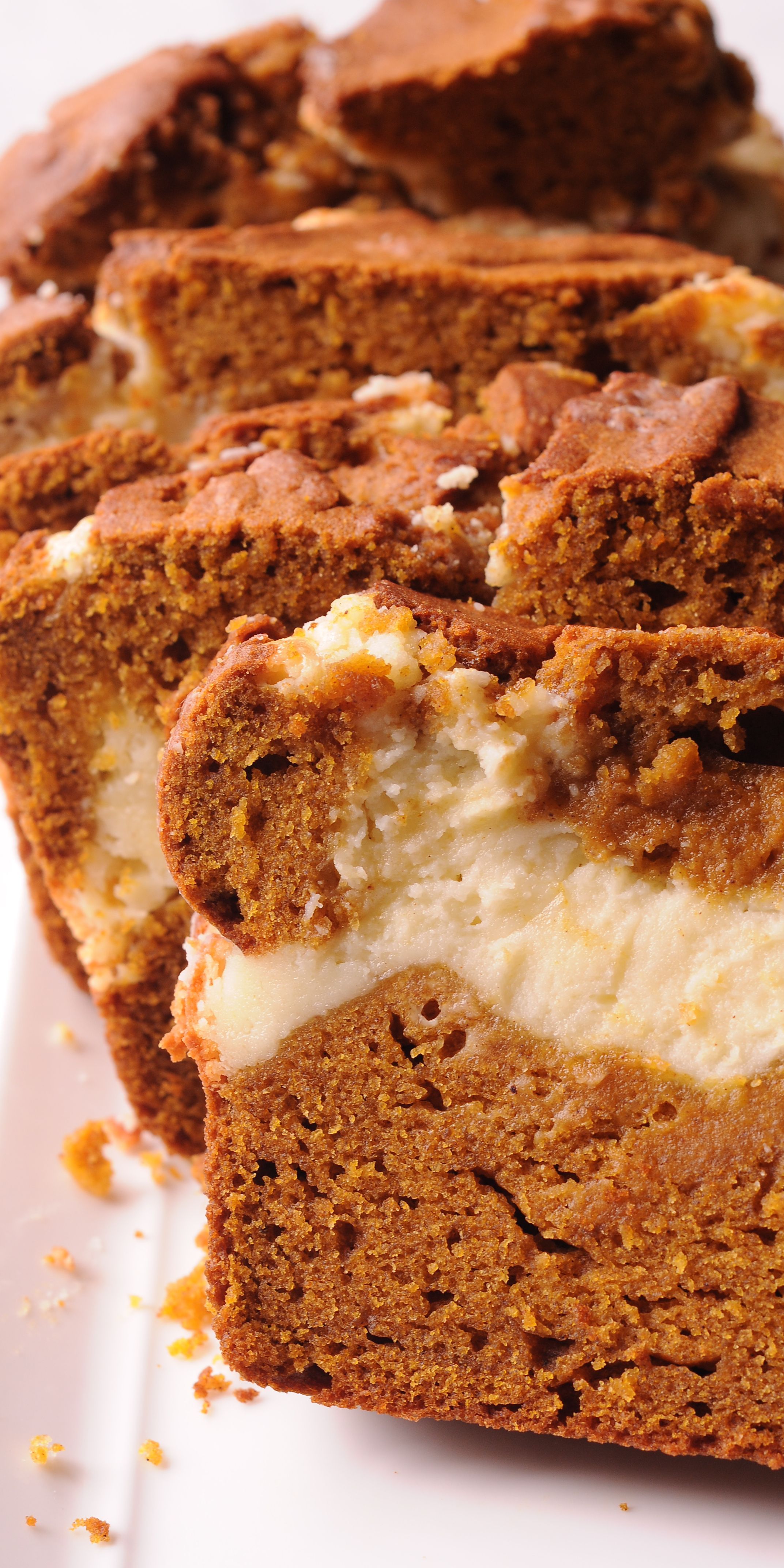 Pumpkin Bread with Cream Cheese Filling -   19 holiday Desserts with cream cheese ideas