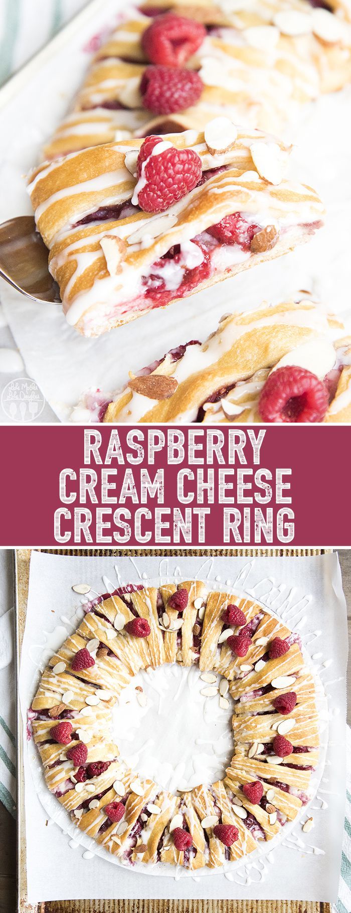 Raspberry Cream Cheese Crescent Ring -   19 holiday Desserts with cream cheese ideas