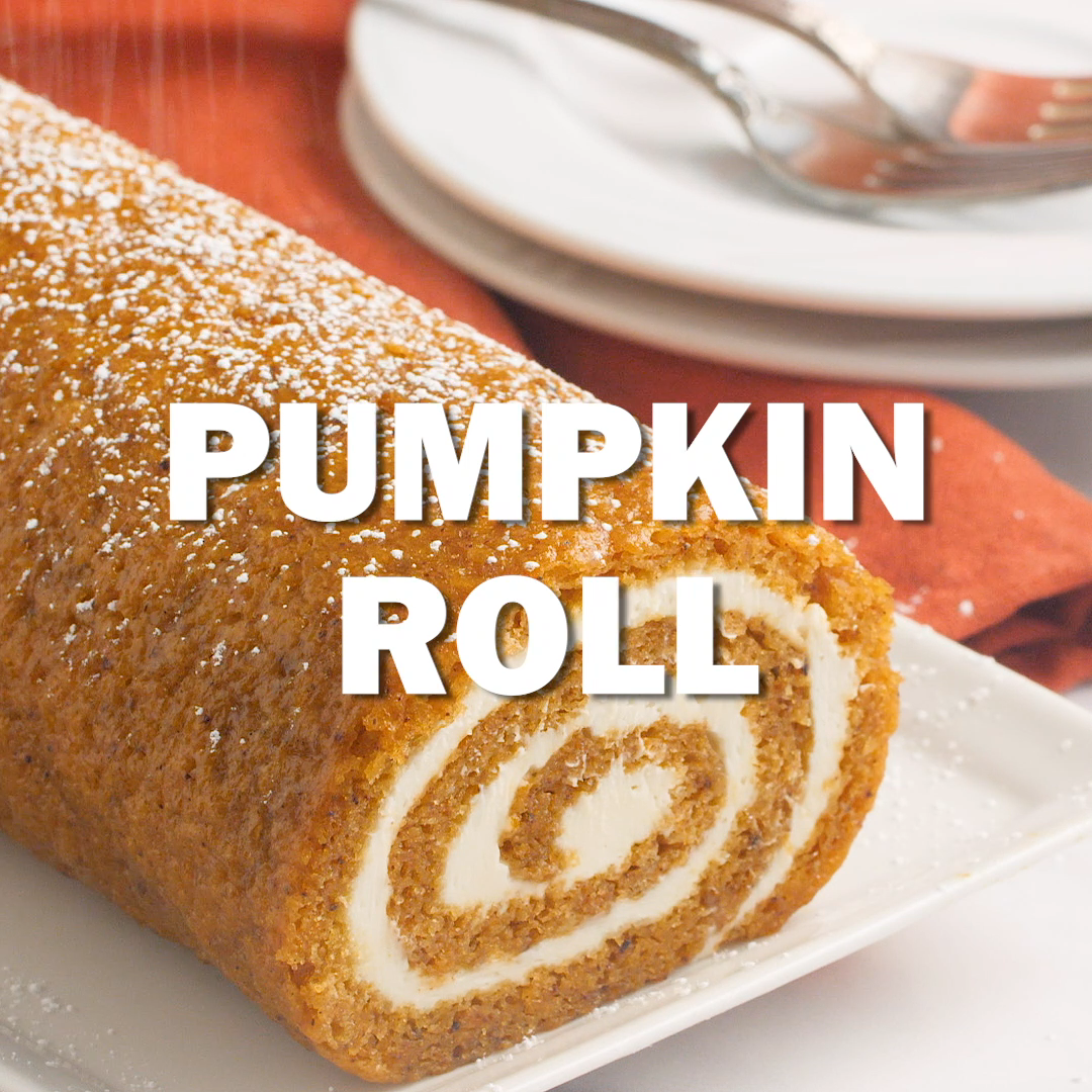 Old-Fashioned Pumpkin Roll -   19 holiday Desserts with cream cheese ideas