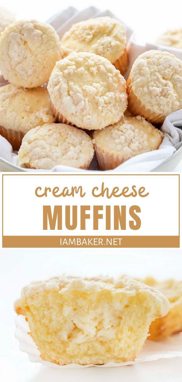 Cream Cheese Muffins -   19 holiday Desserts with cream cheese ideas
