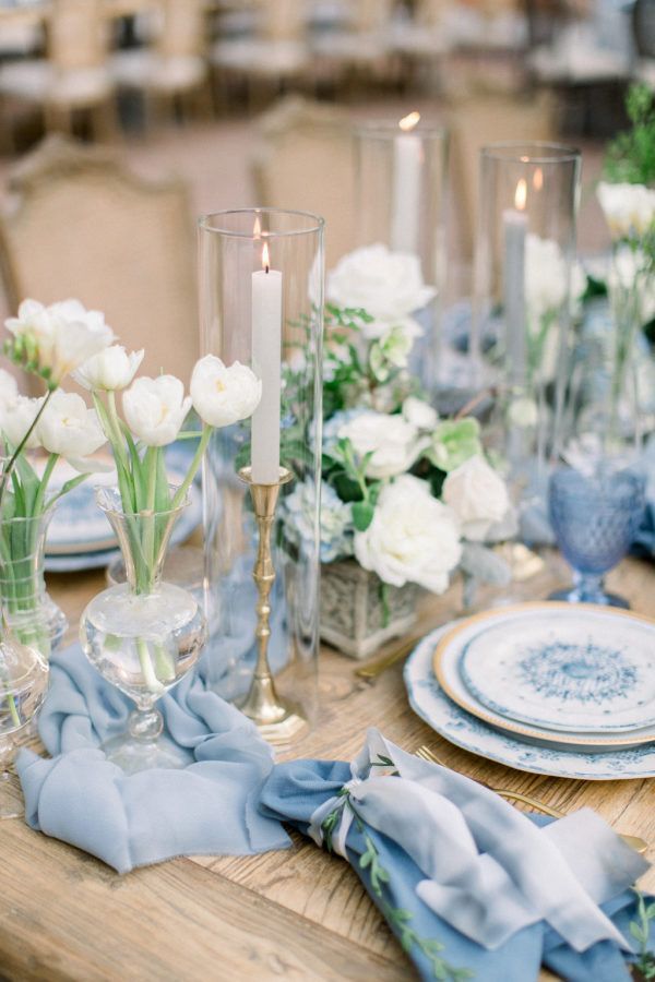 A Dreamy Wedding at Rancho Las Lomas Straight out of a Fairytale -   19 wedding Blue simple ideas