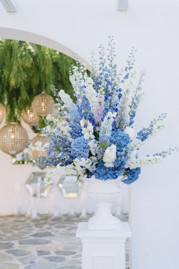Colorfully Chic Athens Wedding Inspired by The Grand Budapest Hotel ? Ruffled -   19 wedding Blue simple ideas