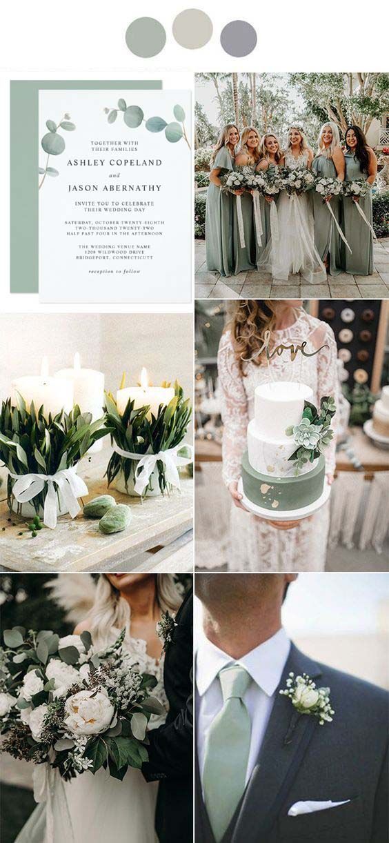 Watercolor Eucalyptus Greenery Wedding Invitation -   19 wedding Spring ideas