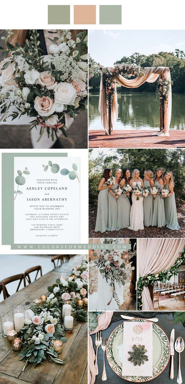Watercolor Eucalyptus Greenery Wedding Invitations and Colors -   19 wedding Spring ideas