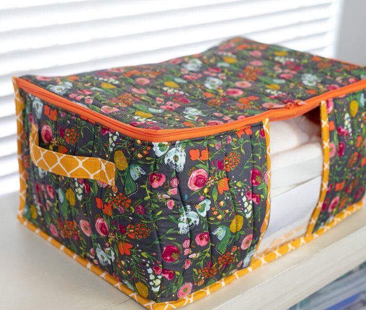 DIY Sturdy Storage Totes - free sewing pattern in 2 sizes! — SewCanShe | Free Sewing Patterns and Tutorials -   23 diy Bag storage ideas