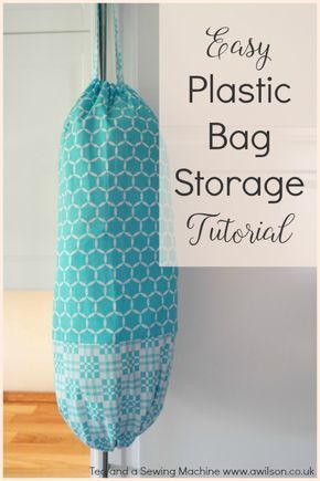 Easy Plastic Bag Storage Tutorial - -   23 diy Bag storage ideas