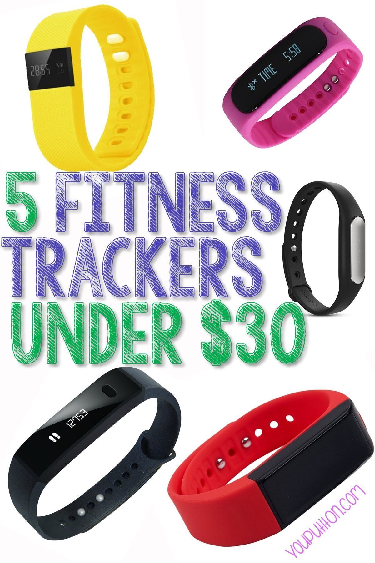 5 Budget Fitness Trackers – $30 or less! - You Put It On -   fitness Tracker budget