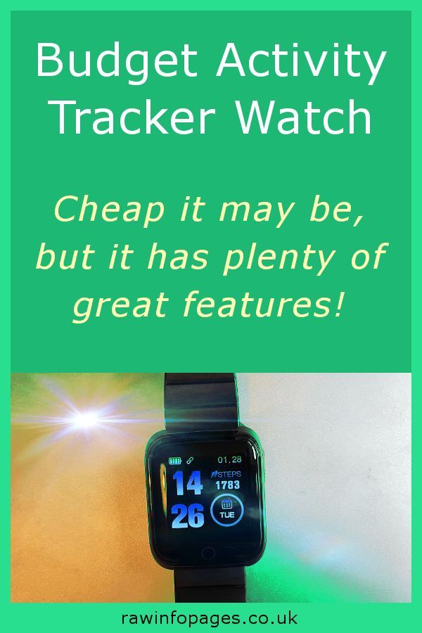 Budget activity tracker watch -   fitness Tracker budget