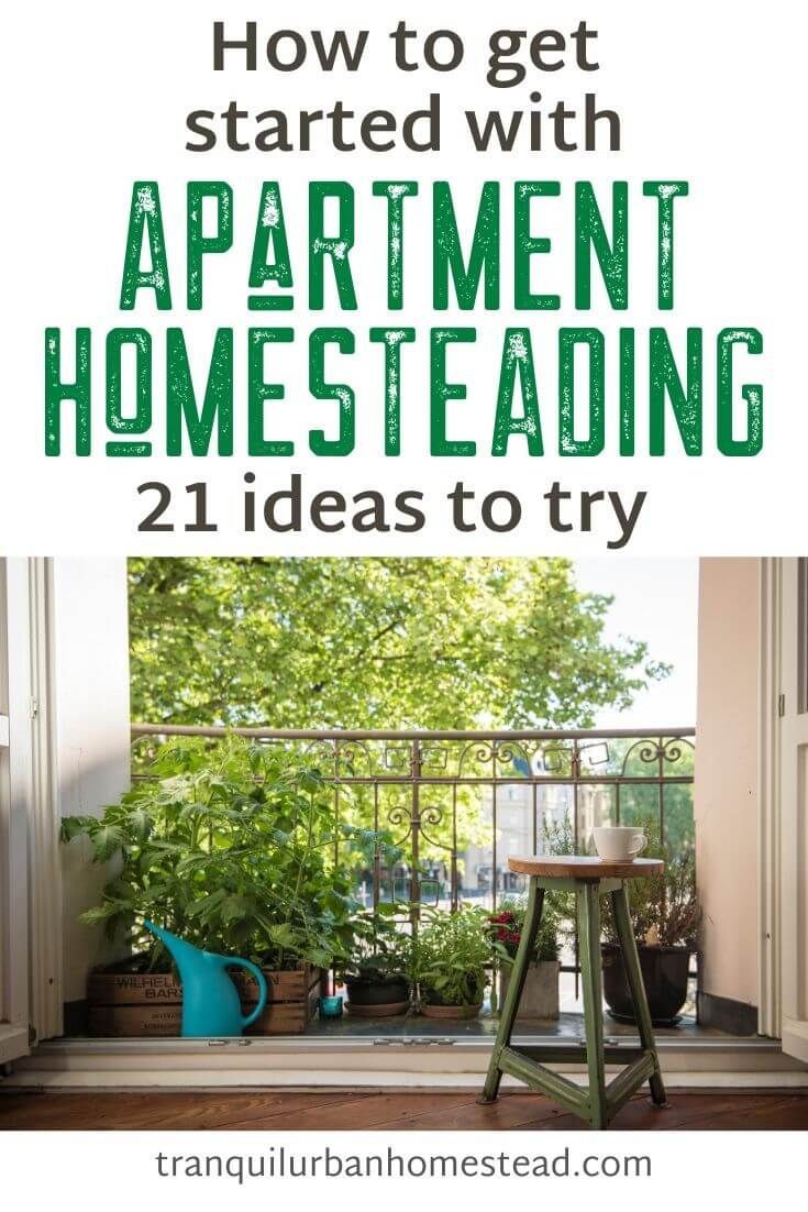 21 Inspiring Ideas To Get Started With Apartment Homesteading -   garden design Inspiration apartments