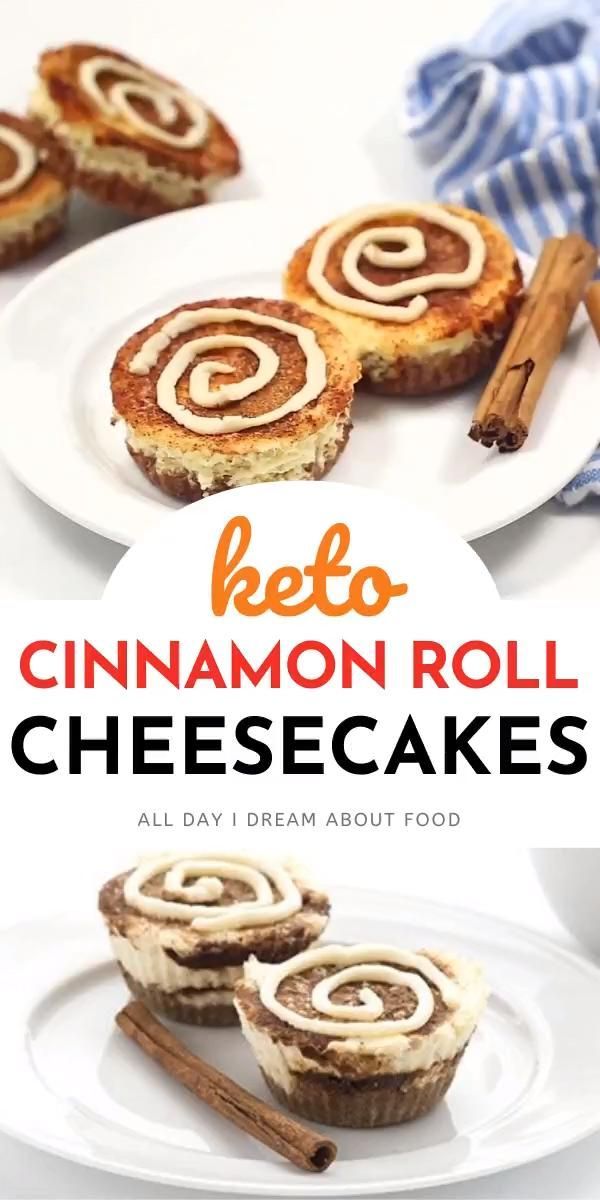 Keto Cinnamon Roll Cheesecakes -   19 cinnamon roll cheesecake recipes ideas