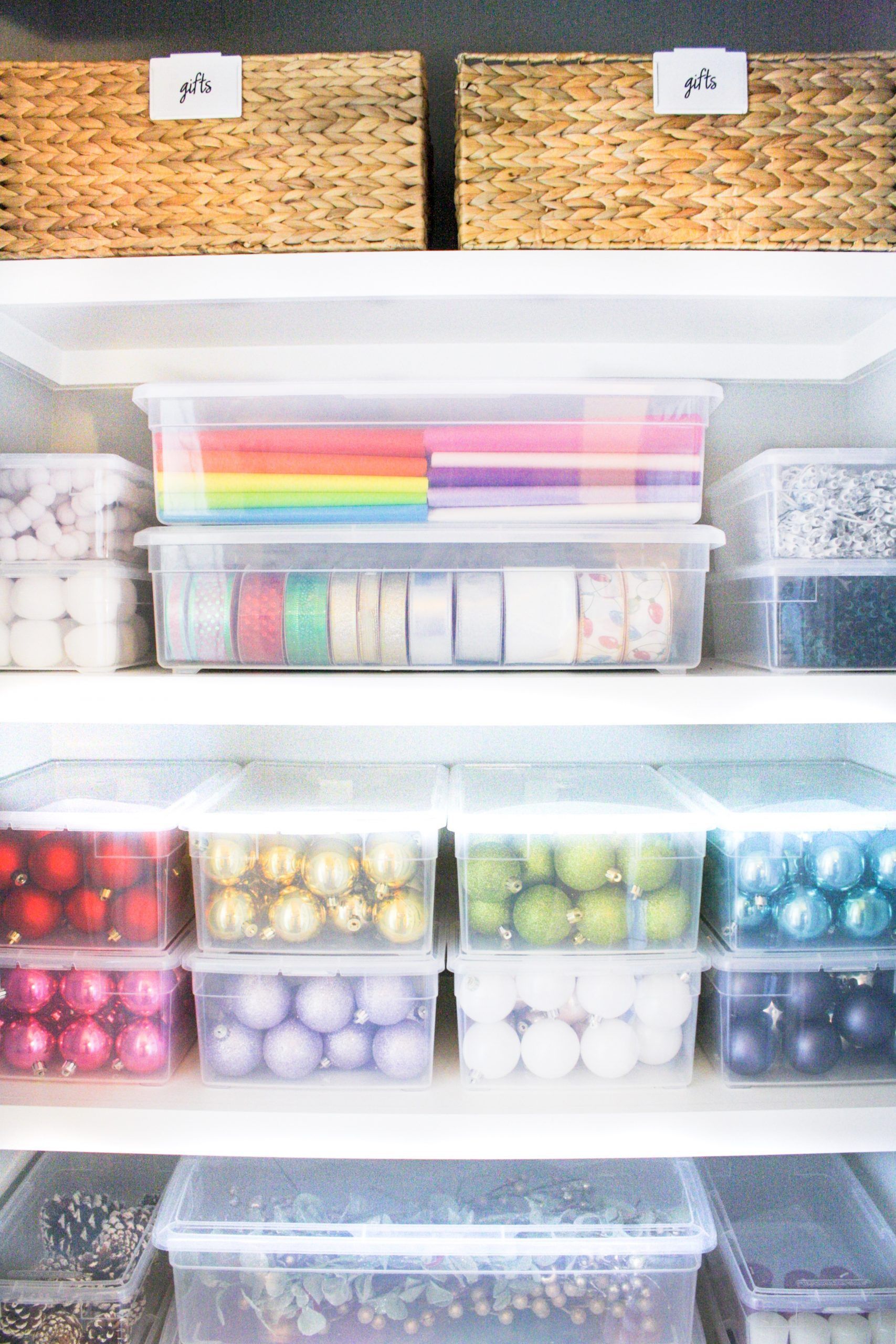How to Organize a Gifting Closet - The Home Edit -   19 the home edit organization closet ideas