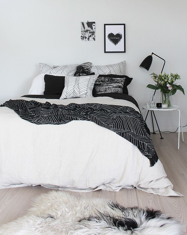 The Best of Black and White Bedrooms - Emily May -   20 black and white aesthetic bedroom ideas