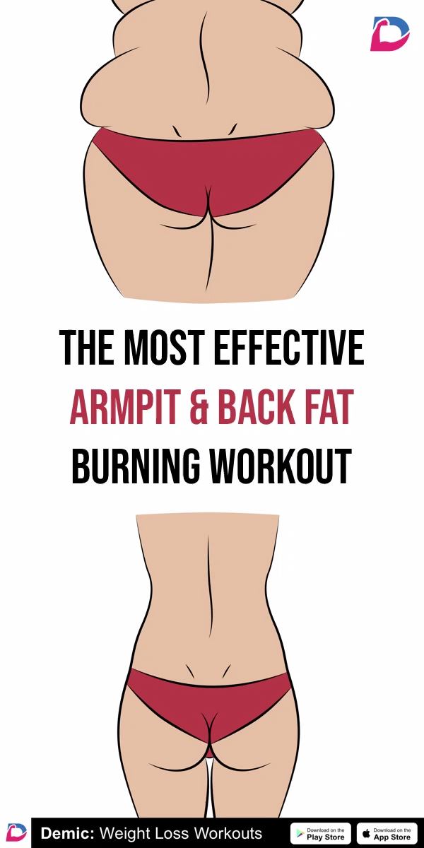 Armpit and Back Fat Burning Workout -   22 how to get rid of back fat fast ideas