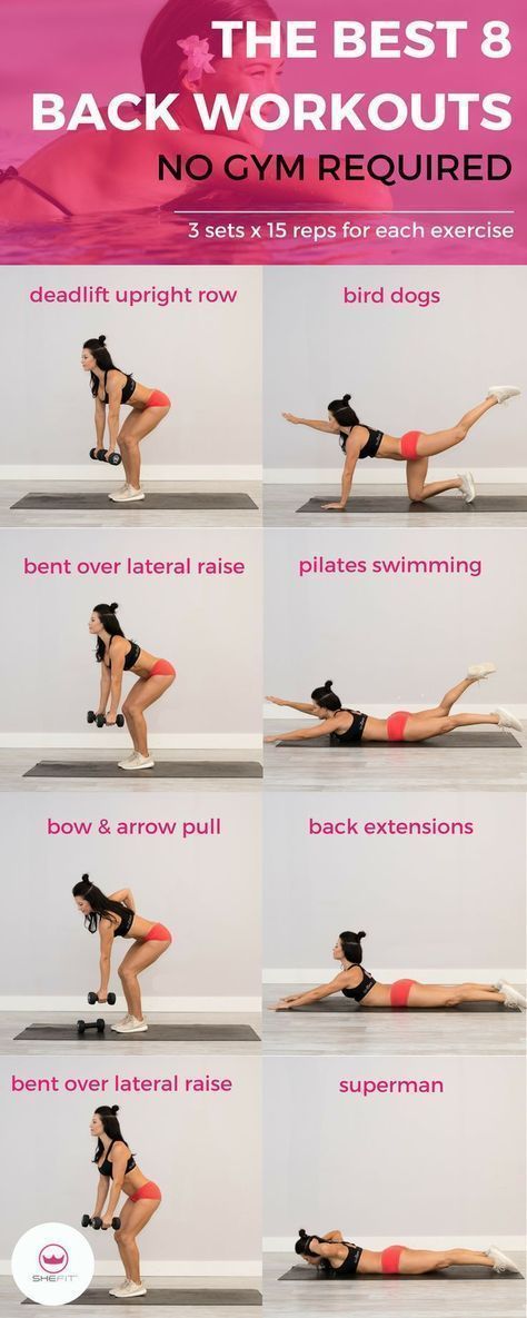 8 Awesome At Home Back Workouts with Weights for Women -   22 how to get rid of back fat fast ideas
