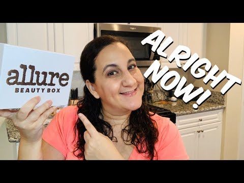 ALLURE BEAUTY BOX JULY 2020 I ALRIGHT NOW ALLURE -   allure beauty Box