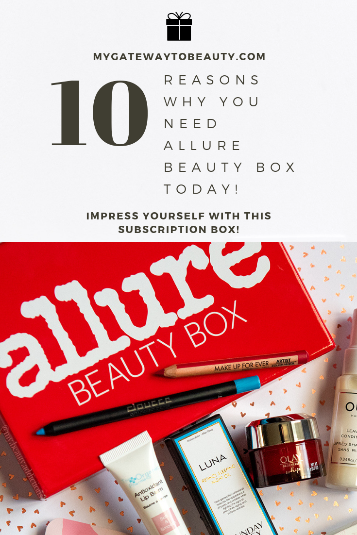 ALLURE BEAUTY BOX REVIEW + SPOILER & MEGA BEAUTY BUNDLE My Gateway To Beauty Blog -   allure beauty Box
