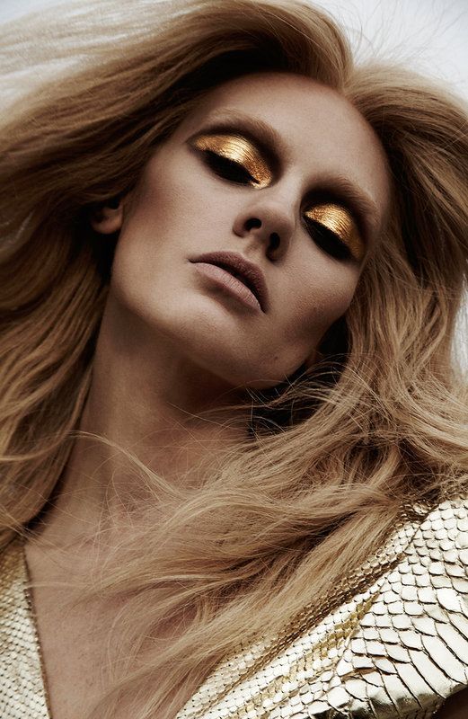 Lottie | Makeup Portfolios -   beauty Editorial gold