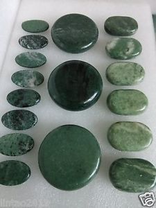 Details about 17 pcs SPA Natural Jade Hot Massage Stone set Jade Massage Therapy Energy relaxa -   beauty Therapy design