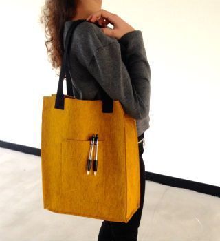 6 Surprisingly Simple DIY Bag Tutorials - Creative Fashion Blog -   diy Bag felt