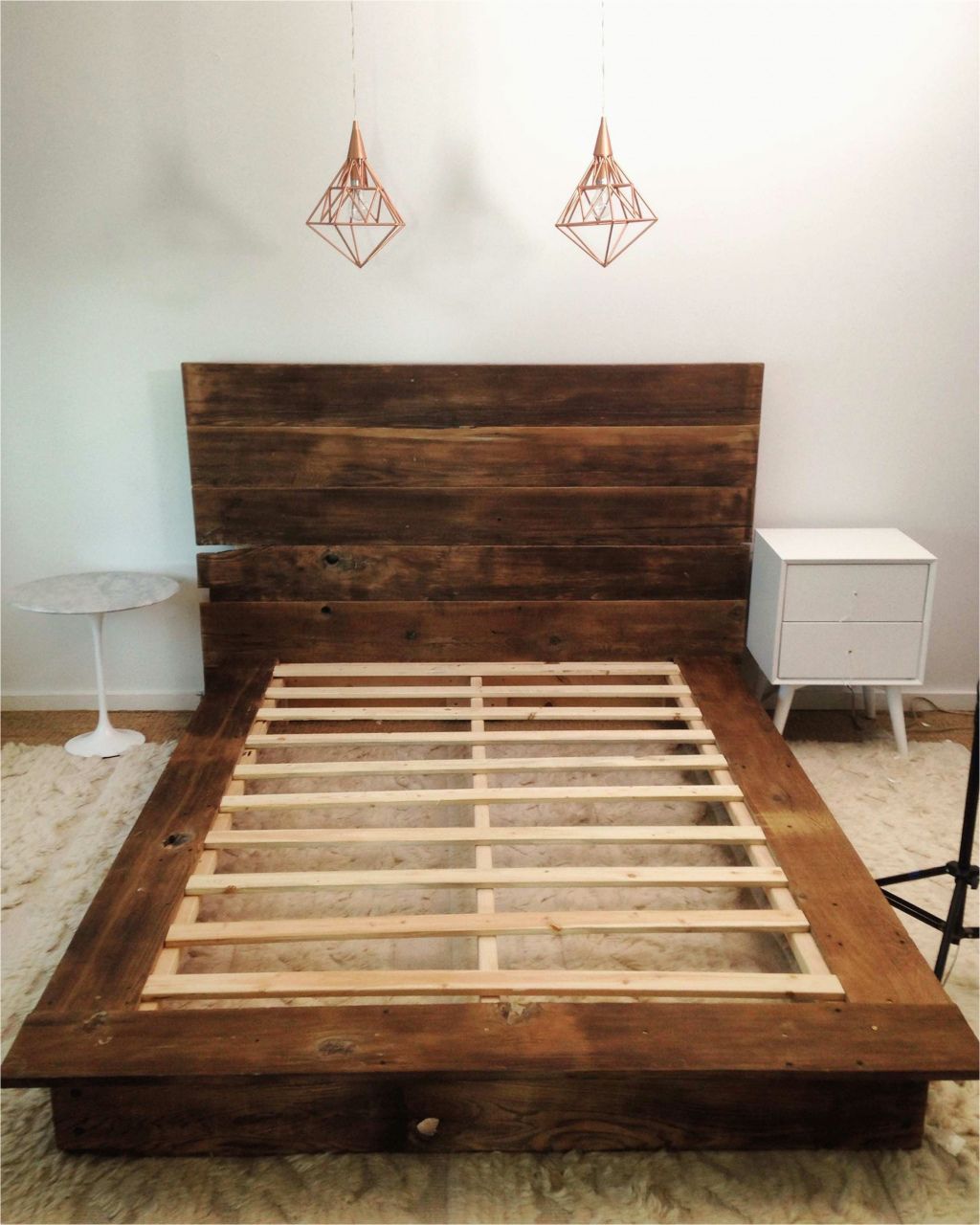6 Unique Bed Frame Diy Wood Ideas -   diy Bed Frame decor