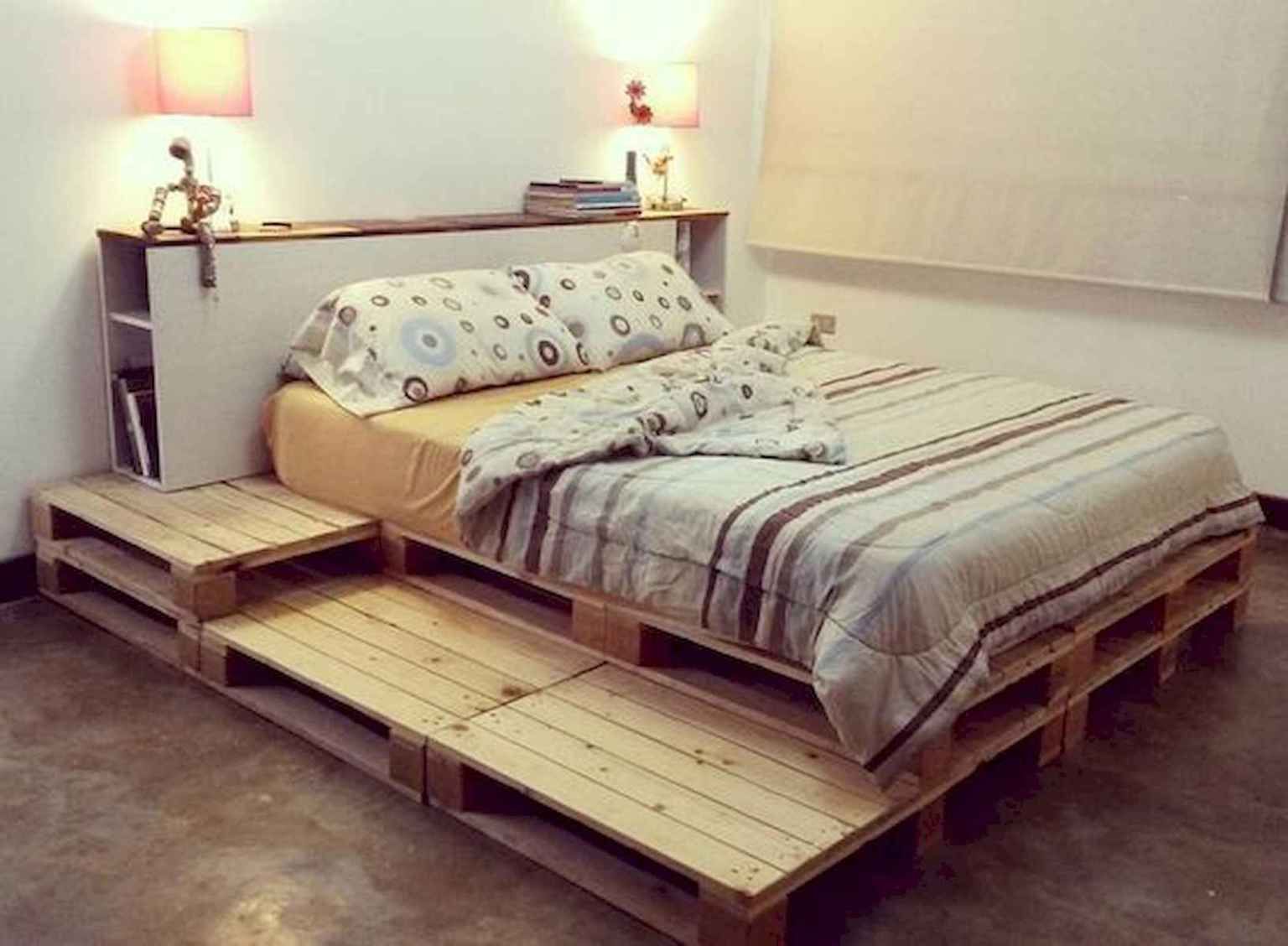Pallet Bed Ideas [30+ Awesome DIY Platform Bed Frame Ideas In 2020] -   diy Bed Frame decor