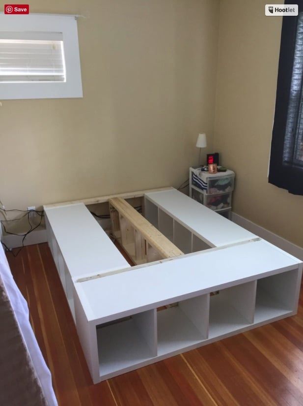diy Bed Frame with storage