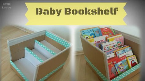 DIY Baby bookshelf from cardboard -   diy Bookshelf cardboard