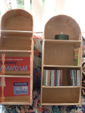 Designing Cardboard Furniture -   diy Bookshelf cardboard