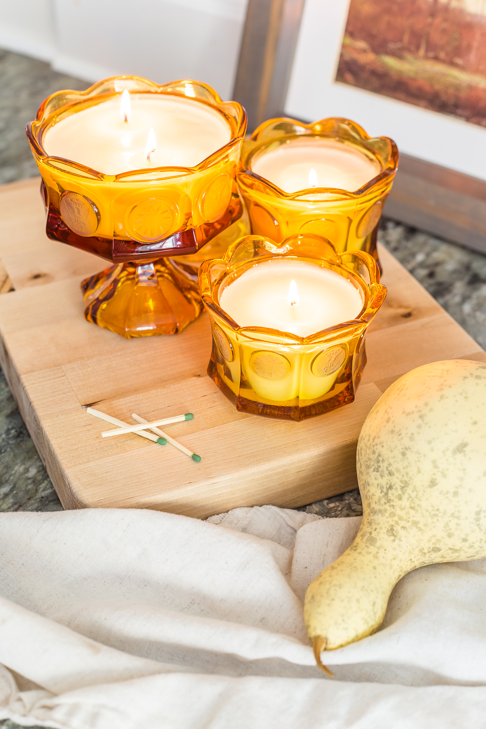 DIY Candles from Repurposed Candy Dishes - Bless'er House -   diy Candles cinnamon