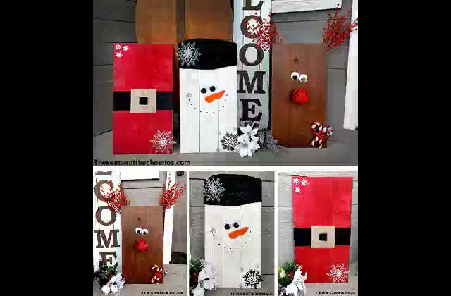 CHRISTMAS WOOD PALLETS -   diy Christmas Decorations for inside