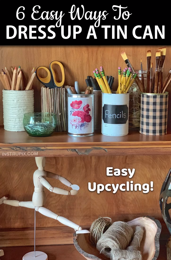 Upcycling Tin Cans (6 Easy Projects To Make) DIY Crafts To Try For The Home That Are Useful! -   diy Crafts cheap