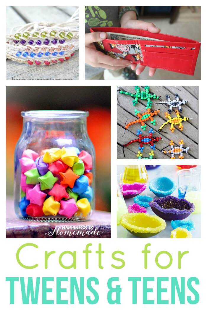 40+ Easy Crafts for Teens & Tweens - Happiness is Homemade -   diy Crafts for tweens