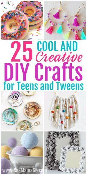25 Cool and Creative DIY Crafts for Teens and Tweens - See Mama Go -   diy Crafts for tweens