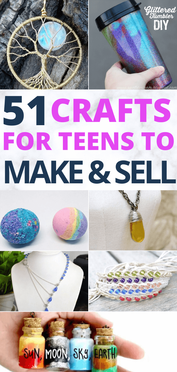 50+ More crafts for teens to make and sell -   diy Crafts for tweens