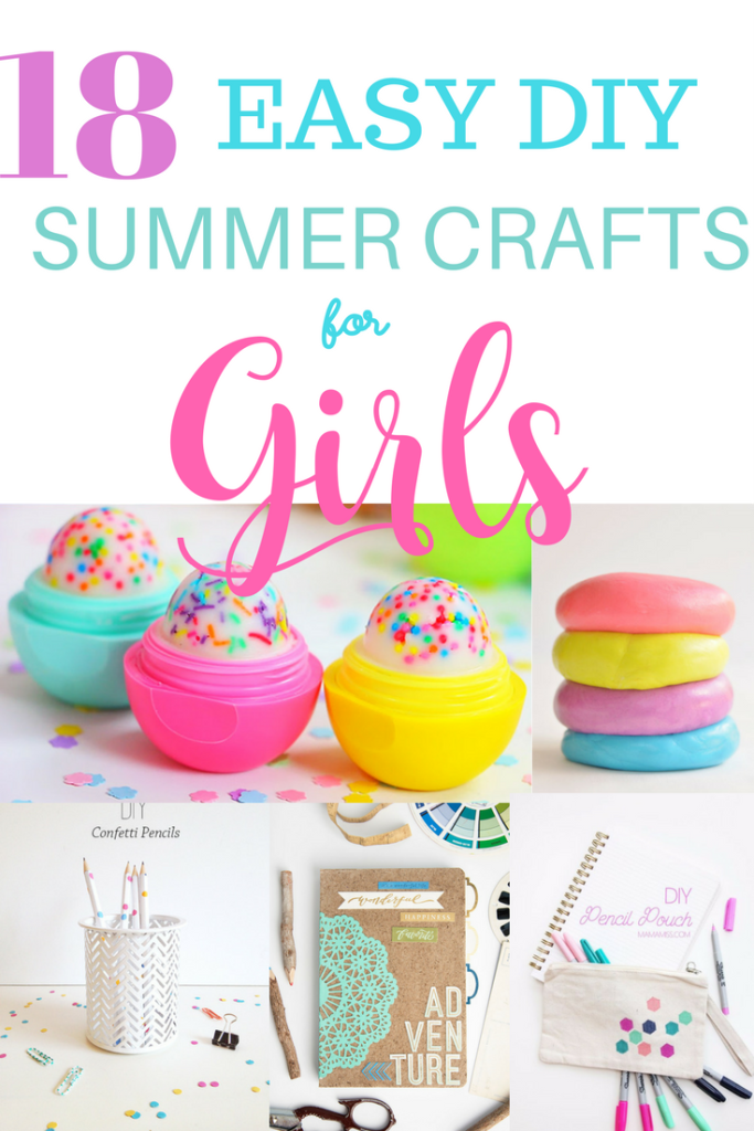 18 Easy DIY Summer Crafts and Activities For Girls -   diy Crafts for tweens