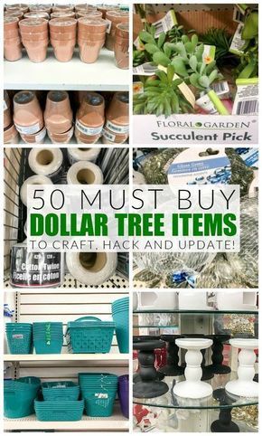 What to Buy at Dollar Tree: The 50 Best Items -   diy Dollar Tree crafts